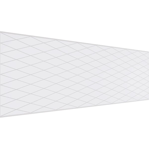 Ekena Millwork Set of Four Panels for 94 1/2"W x 32 1/4"H Linked Diamond Fretwork Wainscot Wall Paneling WPKP16X01X47LDM - main